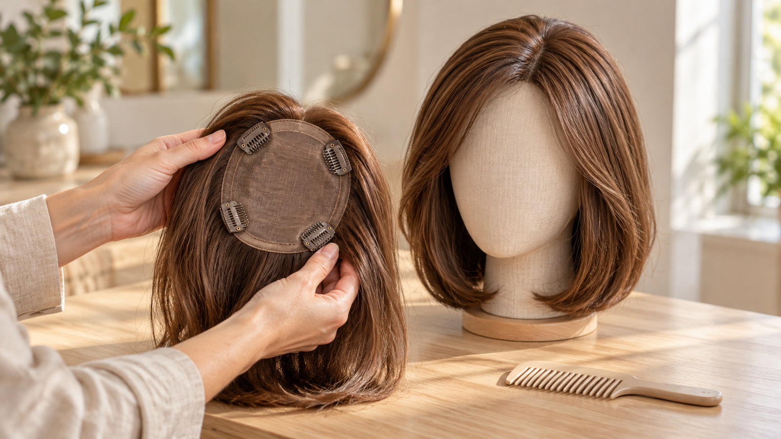 Hair Topper vs Wig: Choose Coverage, Attachment and Daily Effort