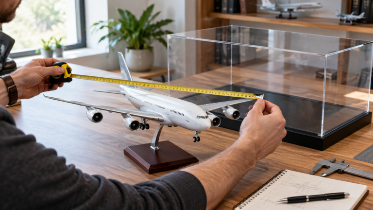 Model Airplane Display Case: Measure the Inside Before You Buy