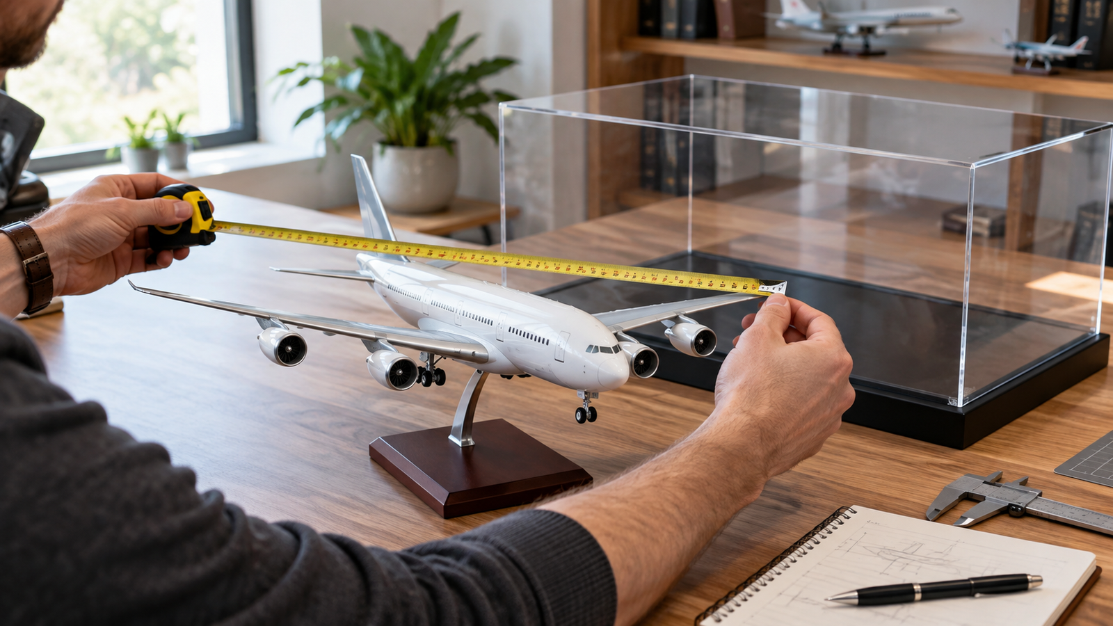 Model Airplane Display Case: Measure the Inside Before You Buy