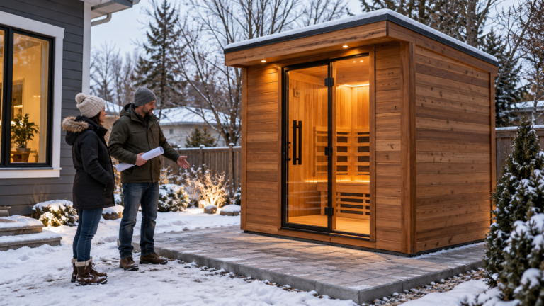 Outdoor Infrared Sauna: Site, Climate and Winter-Ready Buying Guide
